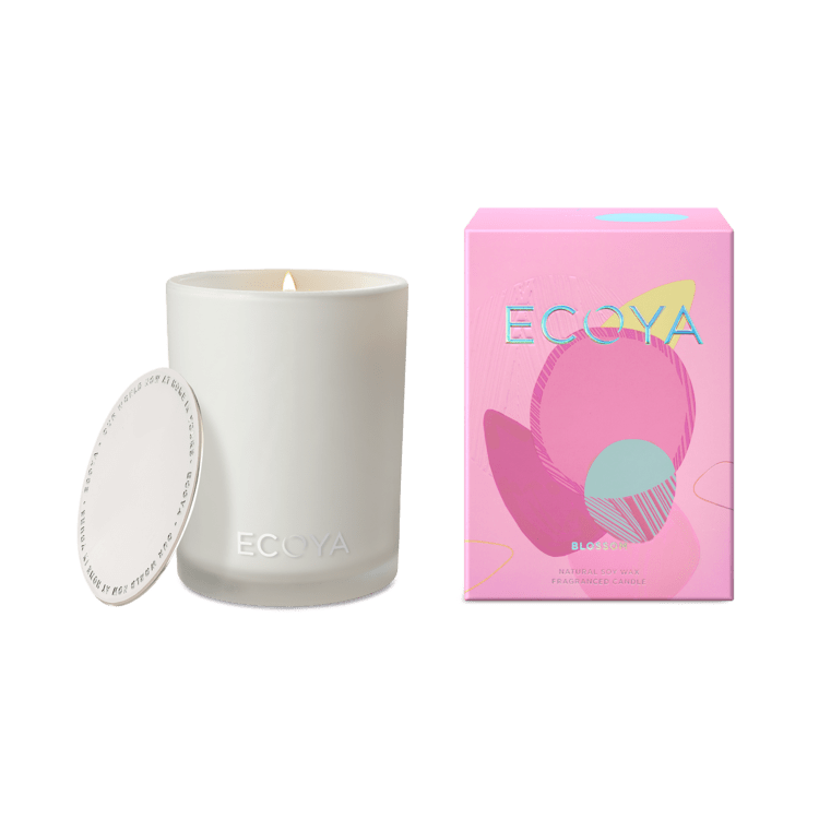 Blossom ECOYA Soy Wax Candle Limited Edition Ollie's Blooms & Plants