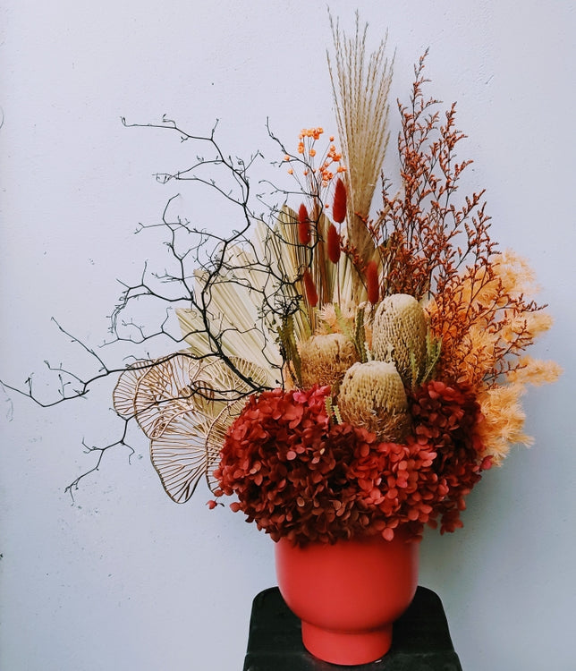 Autumn - Limited Edition Large Everlasting Dried Flowers Arrangement in Autumnal colour