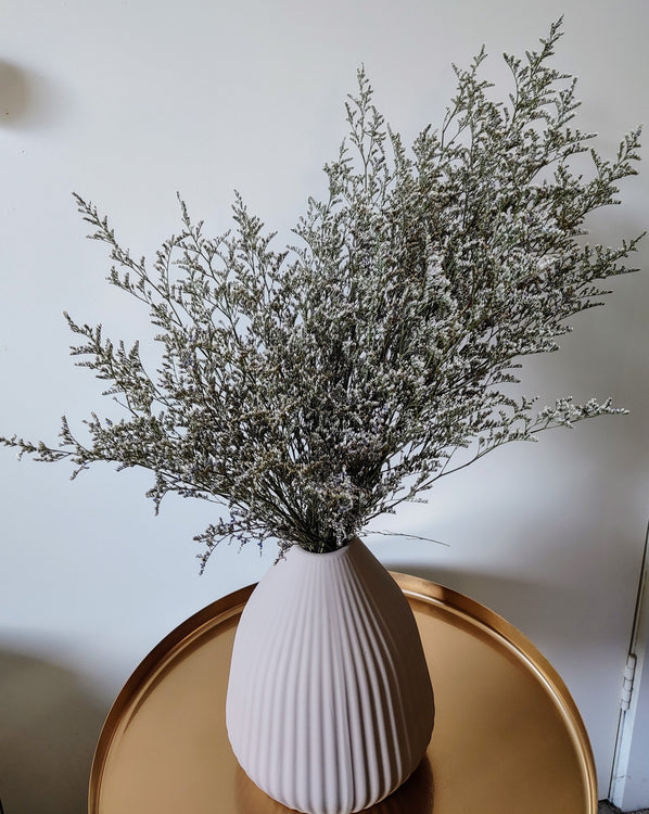 Misty - Simply Elegant Everlasting Neutral in Stunning Sand Colour Vase