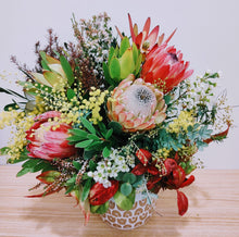 Load image into Gallery viewer, Saphira - Native Wild Flowers Arrangement in Saphira Hand Crafted Vase
