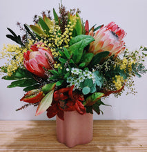 Load image into Gallery viewer, Margot - Native Wild Flowers Arrangement in a Modern Textural Vase
