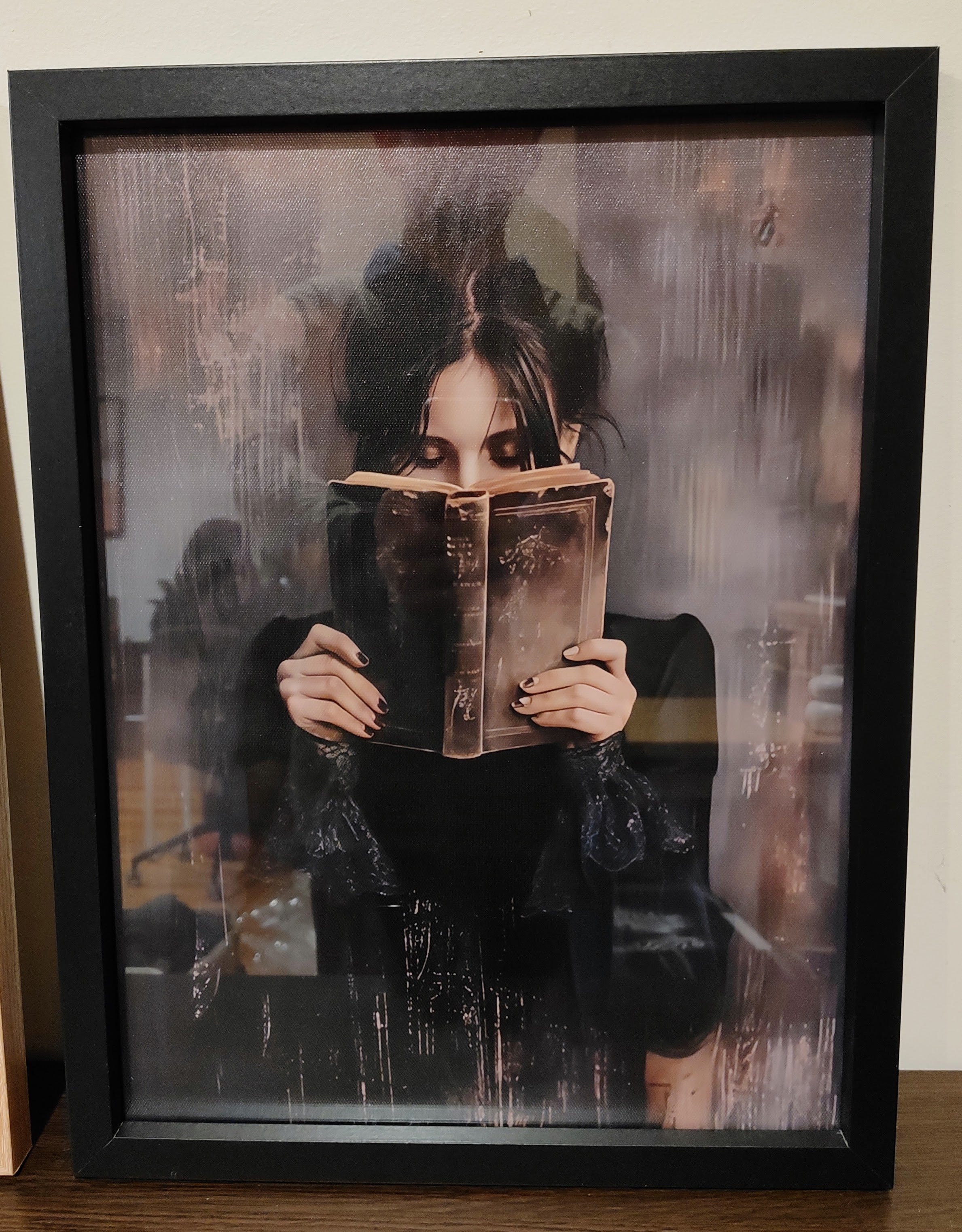 Stunning Wall Art Print in Oak or Black Wood Glass Frame A3 Size