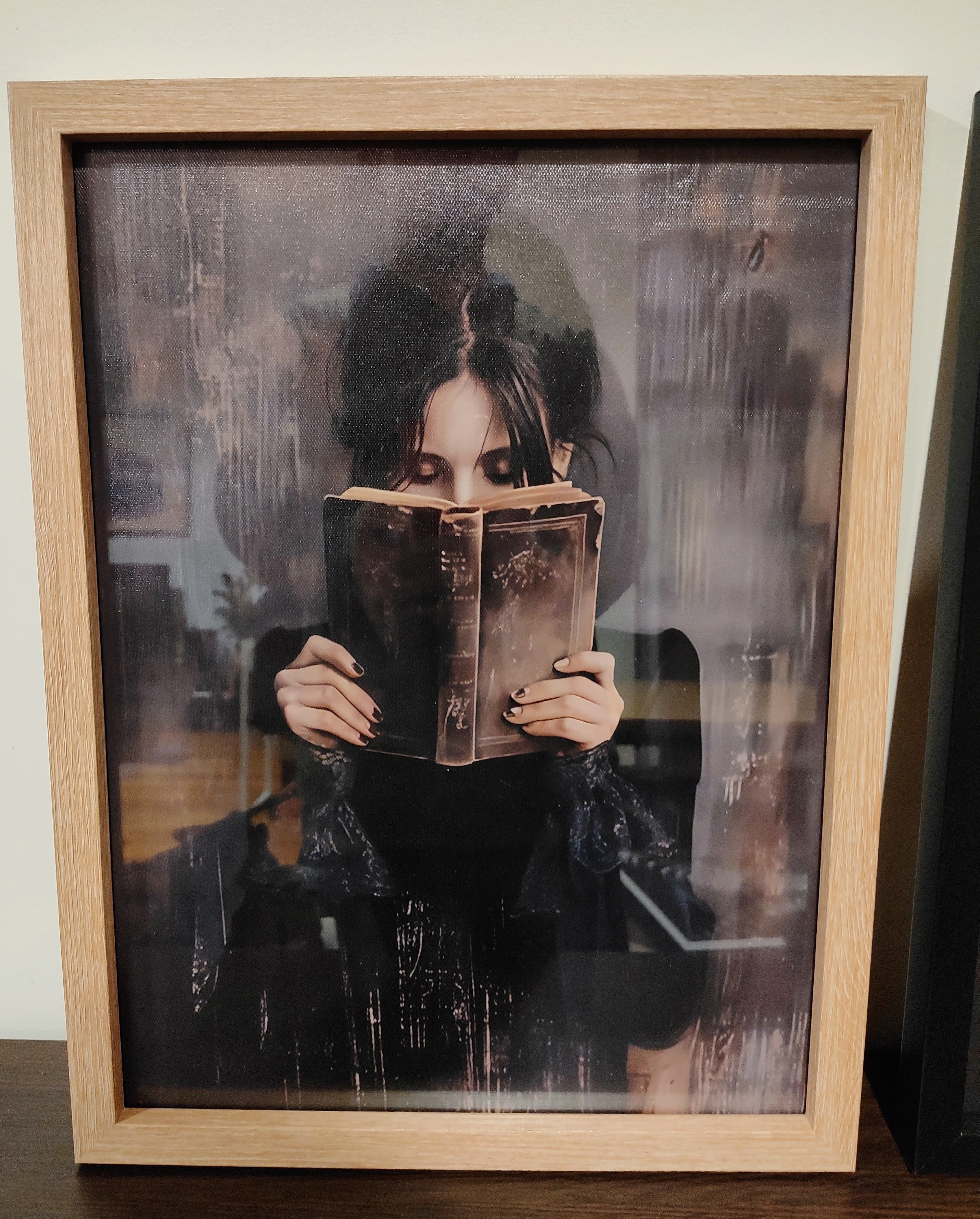 Stunning Wall Art Print in Oak or Black Wood Glass Frame A3 Size