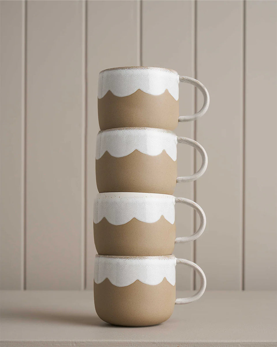 My Mug Breakfast In Bed Snow Scallop Set of 4 - Robert Gordon Australi ...