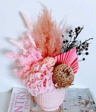 Load image into Gallery viewer, Regina - Small Everlasting Rustic Pink &amp; Neutral Dried Arrangement
