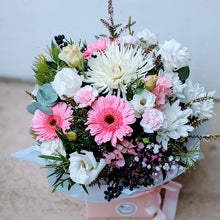 Load image into Gallery viewer, Aimee - Pastel Pink &amp; White Box All Round Arrangement
