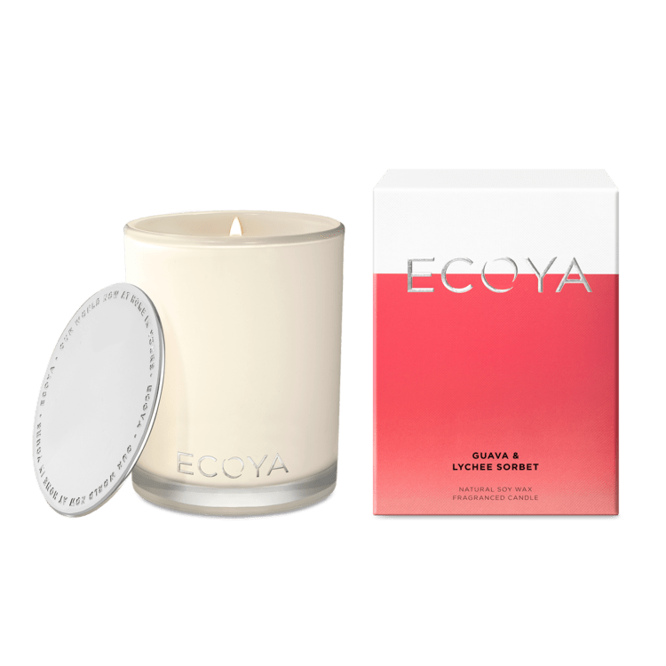 Guava & Lychee Sorbet  - ECOYA Soy Wax Candle - Ollie's Blooms & Plants