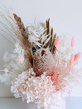 Load image into Gallery viewer, Tamara - Everlasting Pink &amp; White Dried Arrangement - Ollie&#39;s Blooms &amp; Plants
