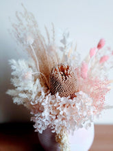 Load image into Gallery viewer, Kylie - Everlasting Pink &amp; White Dried Arrangement - Ollie&#39;s Blooms &amp; Plants
